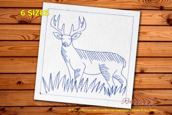 Beautiful Deer Embroidery Design Review