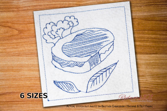 Bison Meat Chop Embroidery Review