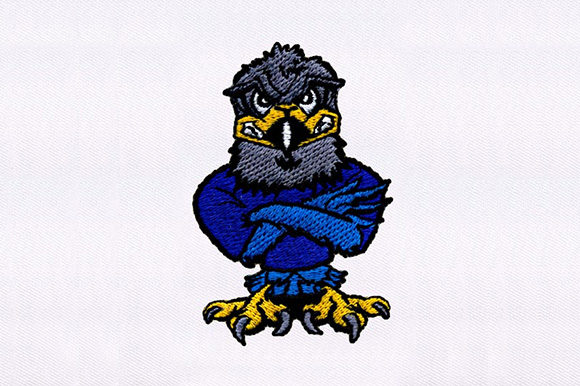 Blue Gray Eagle Embroidery Design Review
