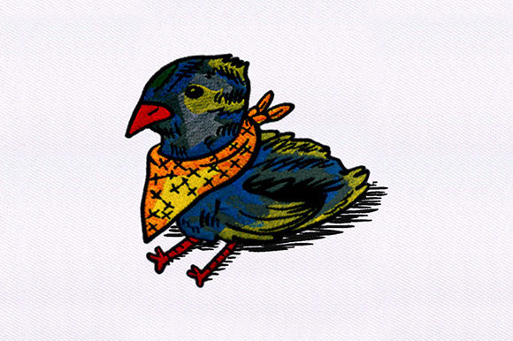 Camouflaged Chick Embroidery Review