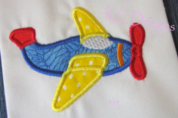 Cute Plane Applique Embroidery Review