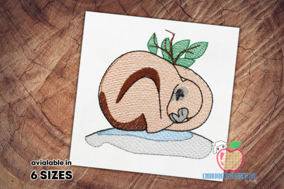 Cute Squirrel Monkey Sleeping Embroidery Review