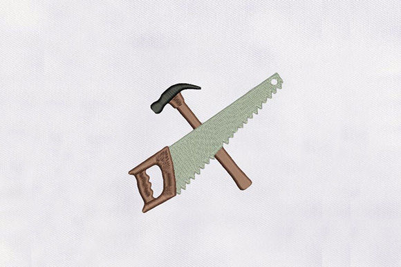Hammer Saw Tools Embroidery Review