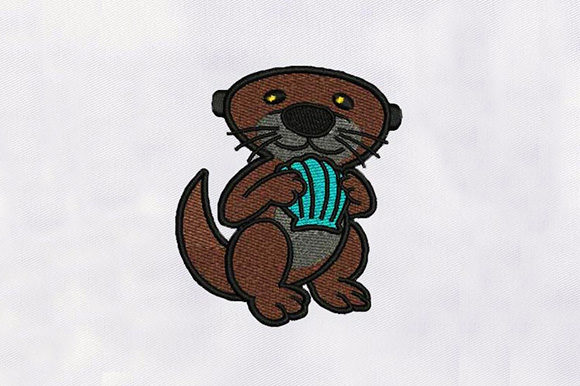 Otter with Seashell Design Review