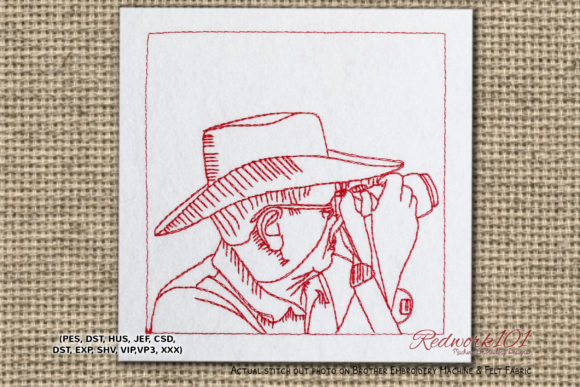 Photographer with Hat Embroidery Review