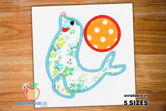 Playful Seal Applique Review for Personalized Gifts