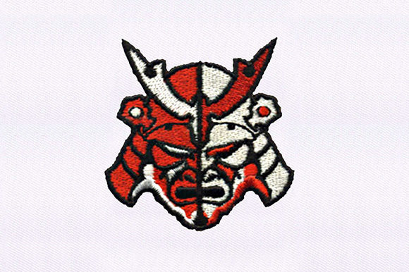 Red Samurai Mask Embroidery Design Review