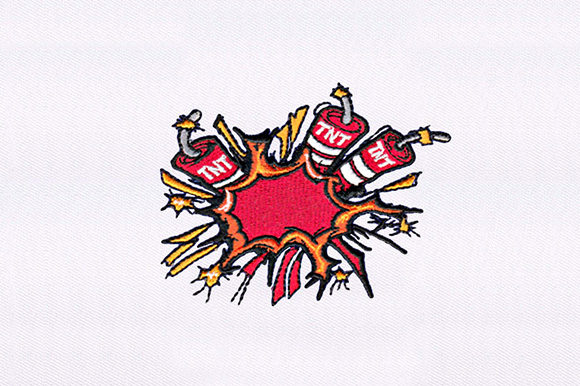 Red TNT Bombs Embroidery Design Review