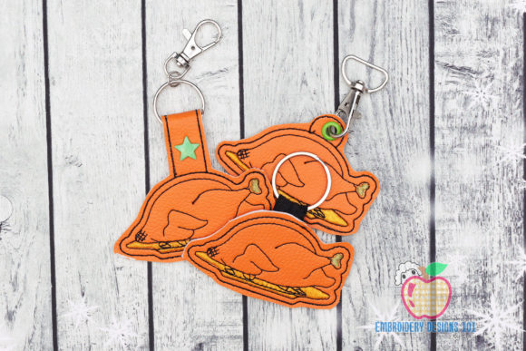 Roasted Turkey Keyfob Embroidery Review