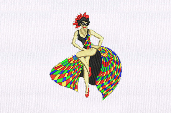 Skirt Flailing Dancer Embroidery Design Review