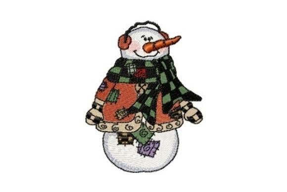Snowman Scottie Embroidery Review