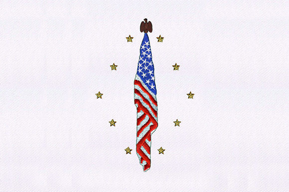 United States Flag Embroidery Design Review